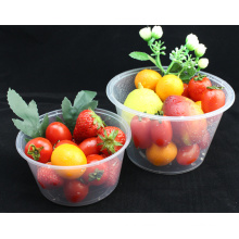 Round 750ml Disposable Plastic Food Container with Lid